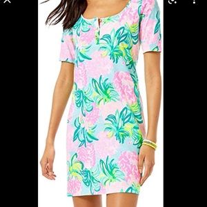NWT Lilly Pulitzer Gavyn dress in pineapple shake XL
